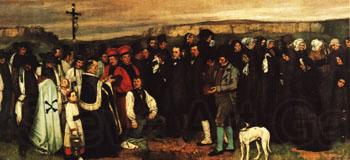 Gustave Courbet A Burial at Ornans Spain oil painting art